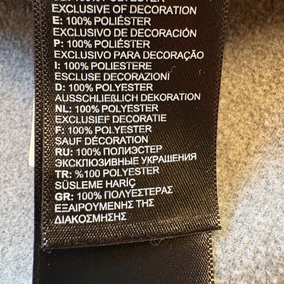 The North Face Quarter-Zip Pullover Christensen Logo Gray Large - Picture 6 of 8